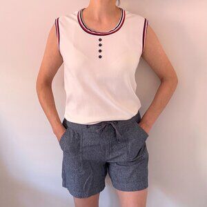 Striped Tank Top Vintage Athleisure Small